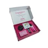 Material Brown Soft Cosmetics Blank Custom Fruit Reliable Standard Paperboard Lotion Die Cut Packaging Box With Handle