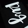 Machine illuminate alphabet word LED resin channel letters