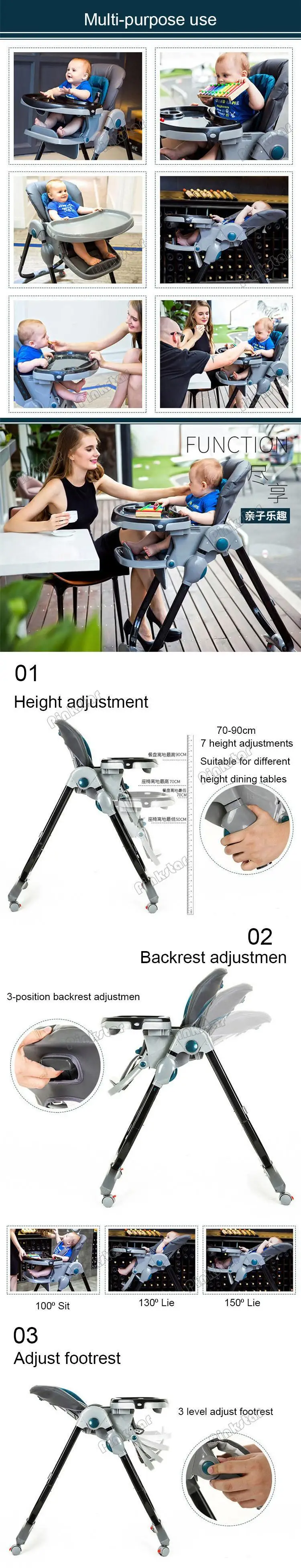 multi-function baby high chair