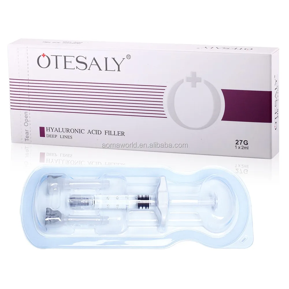 

Aoma supply Otesaly 2ml deep lines dermal filler inyetion hyaluronic acid filler injectable for cheek for nose