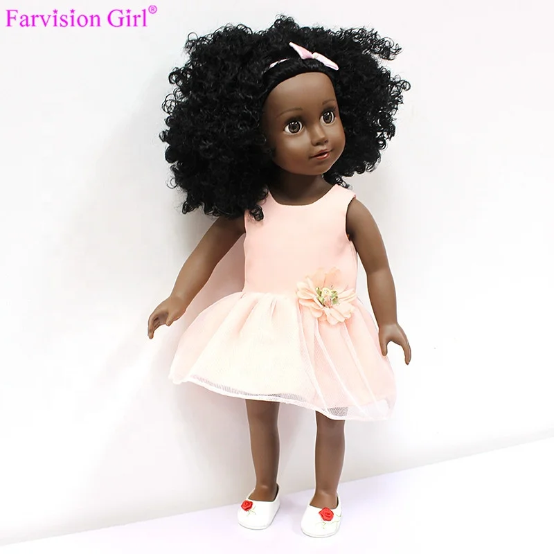 black tpe doll