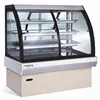 curve glass door deli refrigerator showcase/open front display cooler/Best selling display cooler