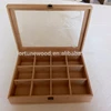 The Bamboo and wood material Leaf Luxury Wooden Tea Storage Chest Box