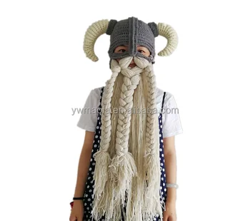 knitted viking beard