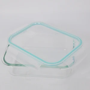 Pass FDA certificate storage kitchen food storage glass meal prep containers