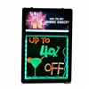 Writable illuminated electronic blackboard letter board 36 flashing modes