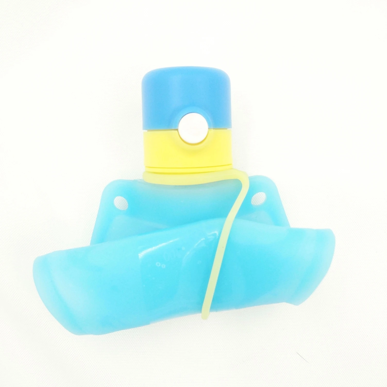 

collapsible foldable silicone sports water bag, Any color available