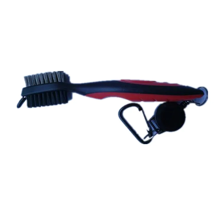 

Hot Sale Golf Club Colorful Cleaning Brush With Cap Protection, 7colors available;white;green;yellow;red;black;blue;orange
