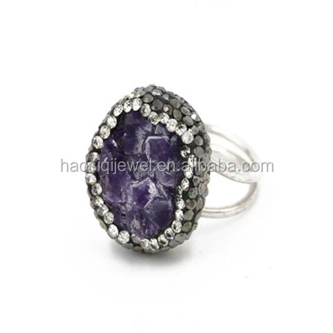 

rough amethyst stone, big stone ring designs for girls and men, Picture