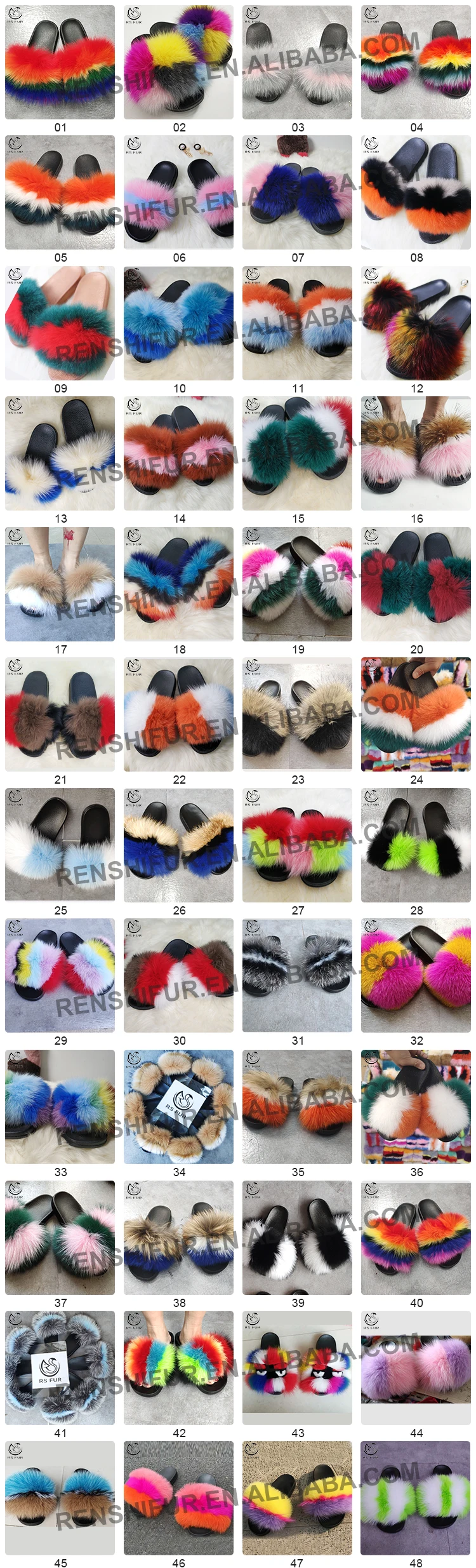 fancy fur slides