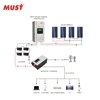 MUST FOSHAN FACTORY MPPT solar charge controller 60amp 80amp DSP processors architecture ensures high speed and performance