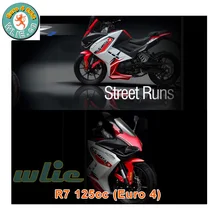 Дешевые Евро 4 EEC дети скутер складной мини газа мотоциклы 125cc гоночный мотоцикл R7 R15 (Евро 4)