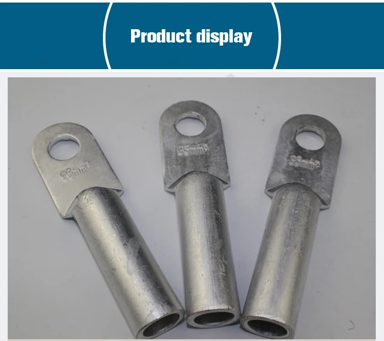 High End Raw Material Conductive Aluminum Spade Lugs Cable Accessories