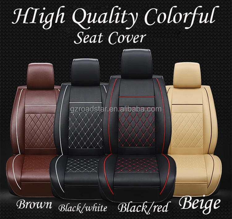 Top Quality 3d Fashion Pu Leather Full Set Car Seat Cover For Car 