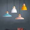 Hot selling Modern LED pendent Light Fitting wood Lamp Dining Restaurant Home Decoration Lighting
