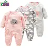 importing baby clothes from China Cartoon 100% Cotton Baby Girl Rompers