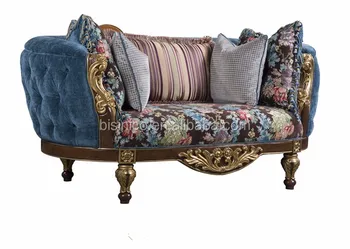 Classic Style Living Room Sofa Set Antique Carved Wooden Couch Sofa Queen Anne Furniture Button Tufted Sofa Buy English Classic Style Button Tufted