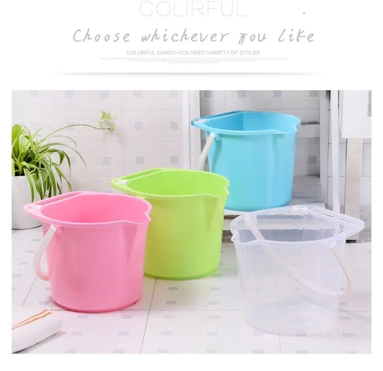 Wholesale 5l Plastic Bucket With Handle And Measure Buy Custom