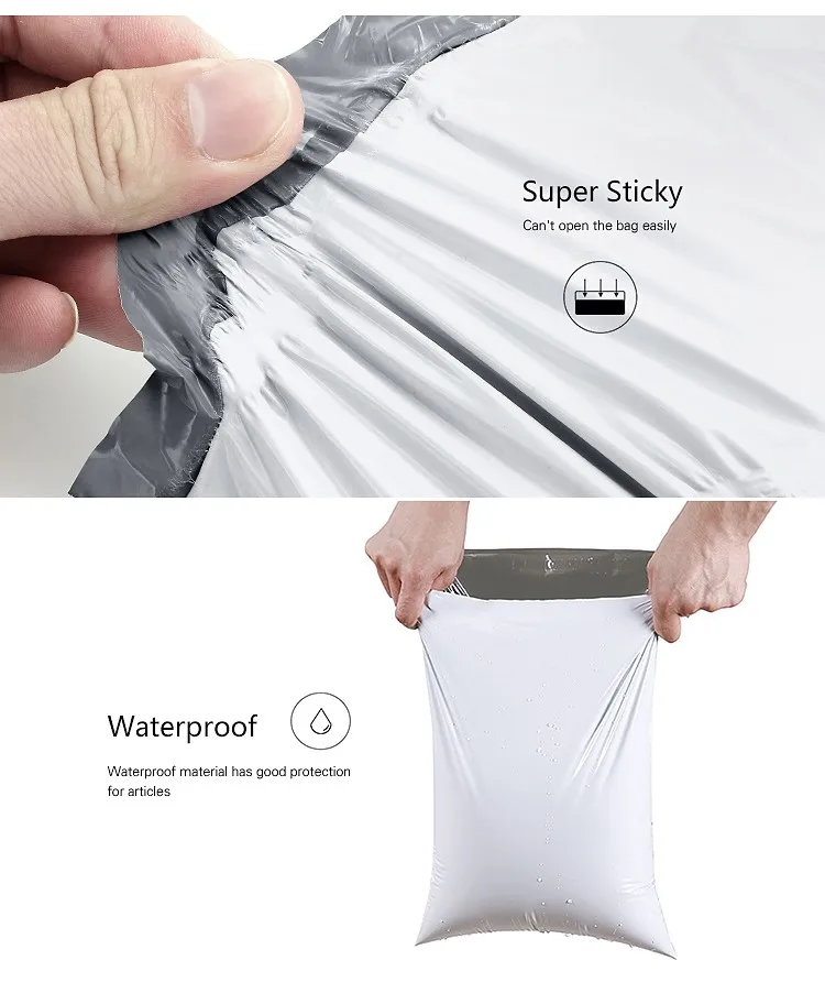 China Manufacturer Oem Courier Shipping Bag Logo Design Printed Self