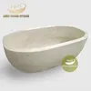 customized natural marble bath gray tub