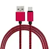 Factory price OEM 10ft Fabric braided cable USB data charger cable Nylon for Android, usb braided cable 3ft 6ft for Samsung phon