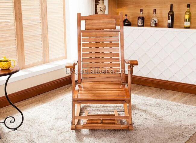 
High quality cheap price living room folding chair used rocking bamboo chairs 