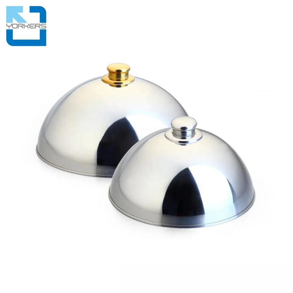 

Factory Direct Sales High Quality Stainless Steel Dome Shape Food Cover For Buffet