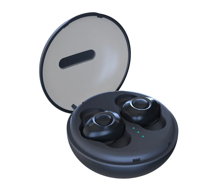 

High Quality Tws bt5.0 tws Wireless Bluetooths Earphones Headphones Earbuds Bilateral Calling With Charging Dock, Black