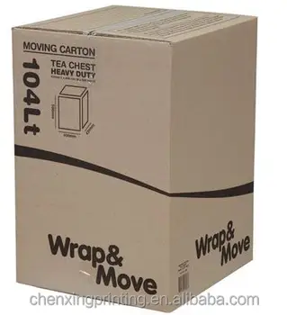 brown packing boxes