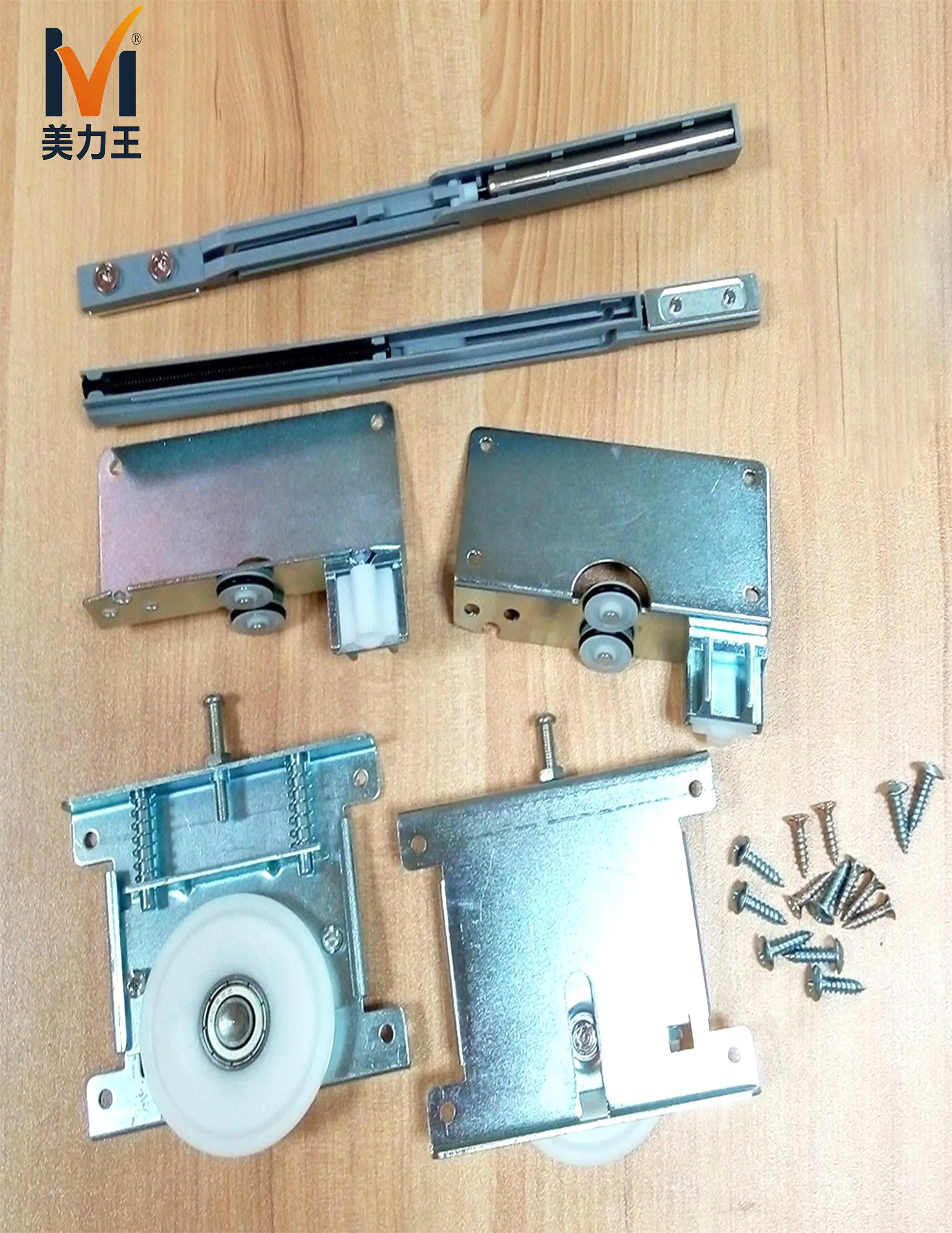 Aluminum Wardrobe Heavy Duty Sliding Door Fittings/door Roller With Damper Buy Wardrobe