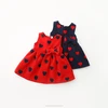 MS67168C 2015 fashion heart kids sleeveless dresses childrens designer