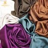 Wholesale No MOQ Women Dress Woven Dyed Pure Silk 16mm Twill Fabric