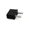 Hot sale us to europe adapter 6A220V 2 flat pin to 2 pin round pin european plug travel adapter plug