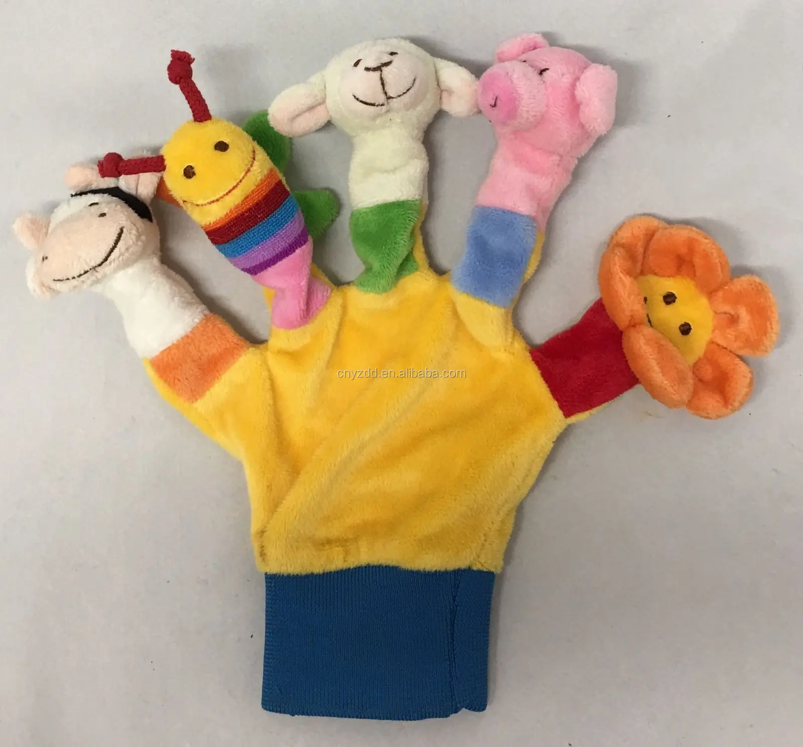 Newest Children Baby Toy Finger Puppets Glove Cartoon Hand Puppet Doll