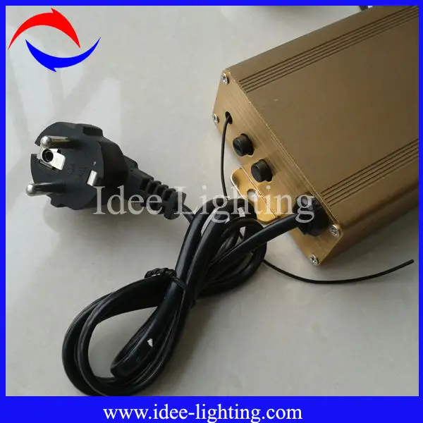 color changing 16W LED fiber optic light generator with wireless remote