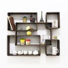 living room wooden decoration , home wall wood decoration and frame of storage