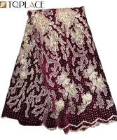 

nigerian lace fabric 2019 beautiful french lace with velvet african lace stones fabric tulle net for women dresses