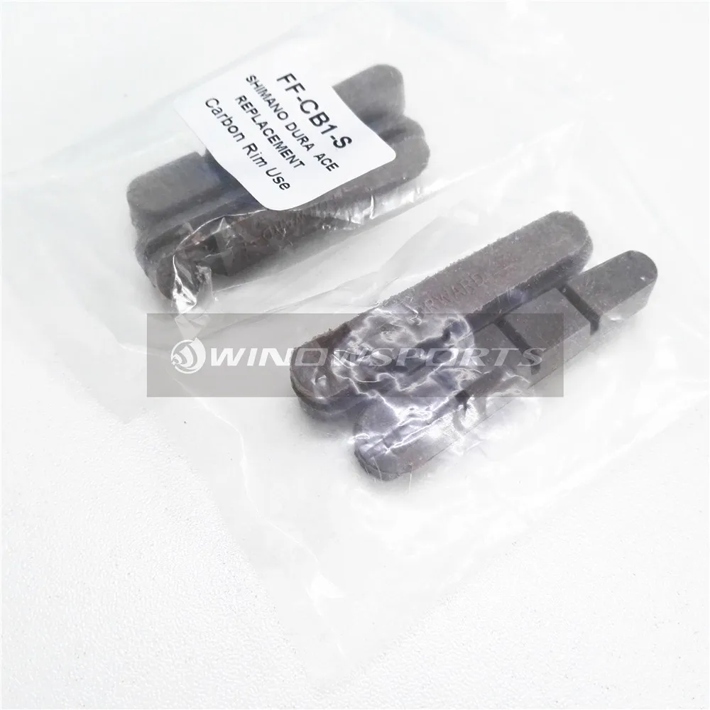 

Road Bike Brake Pads for Road bicycle carbon wheelset V brake friction wheel brake for shim-ano, Brown