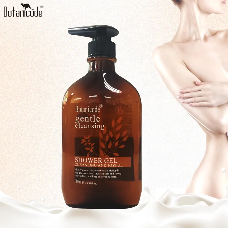Good selling private label  whitening body shower gel natural organic  whitening shower gel