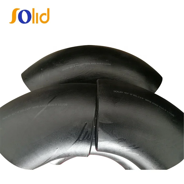 ANSI B16.9 Carbon Steel Butt Welded 90 Degree Elbow Pipe Fittings