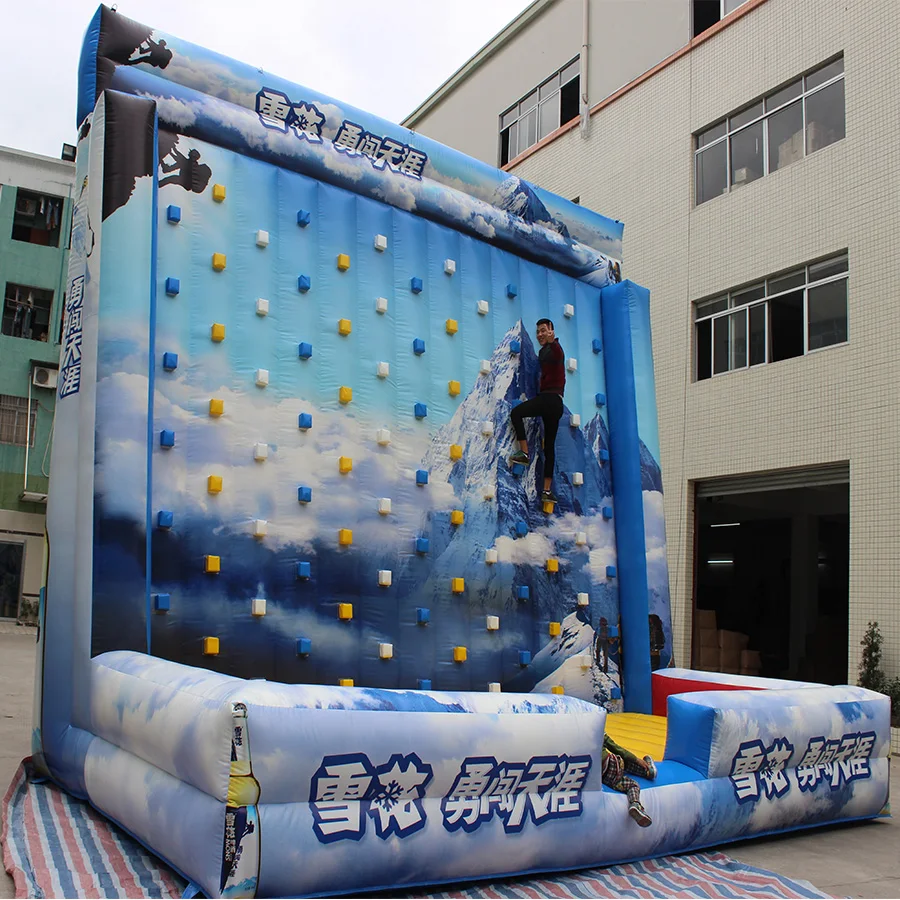 

Inflatable Climbing Wall Outdoor Sports Inflatable Rock Climbing For Adults, Customized color