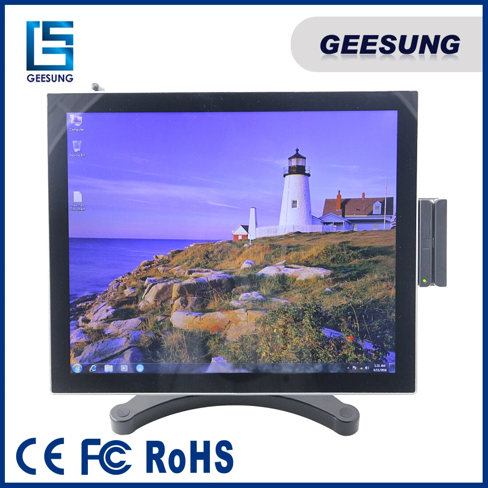 17 inch capacitive touch all in one pos system