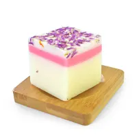 

Hand cleanser facial soap flowers essential oil soap factory processing custom free of chemicals