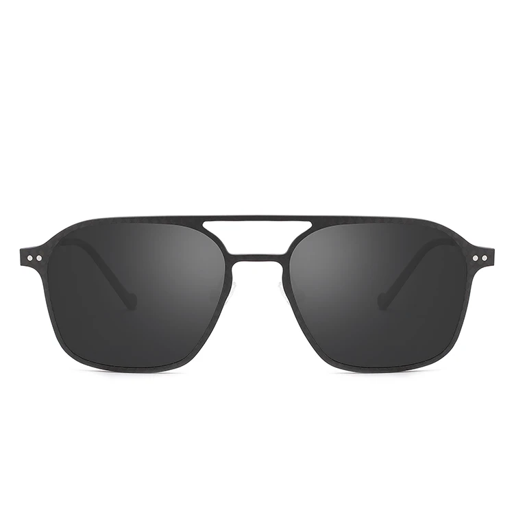 

Fashional pilot sunglasses carbon fiber with metal frame polarized sunglasses