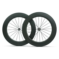 

OEM 86mm Race Bike Carbon Rim Wheel 700c Road Carbon clincher or tubeless Bicycle Rims 27.25mm width