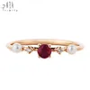 Craftsmanship Antique Wedding 18K Rose Gold Diamond Fashion Rings For Women