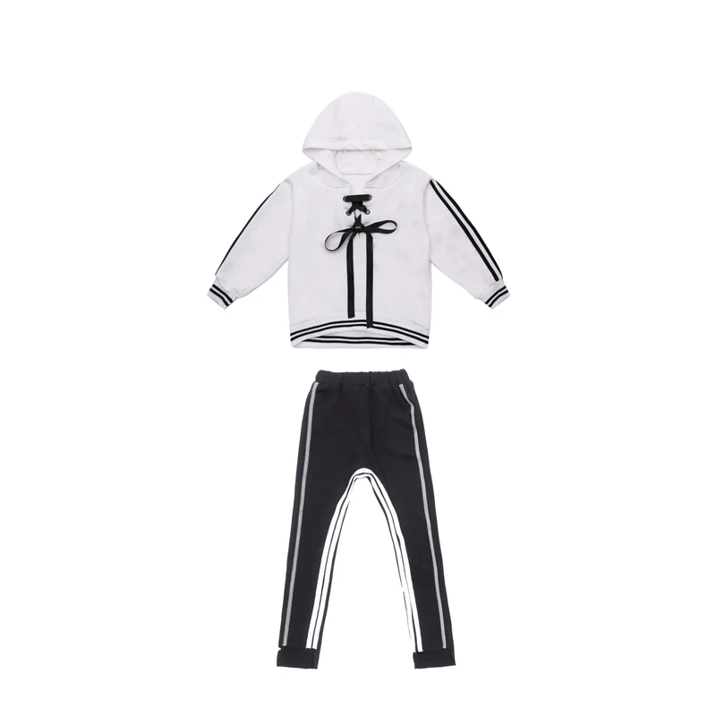 

DRYTYK1807G1850 Wholesale Boutique Children Clothing Set for Girl, Boy clothings set with black;white and blue