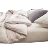 100 pure cotton white satin hotel bedding set