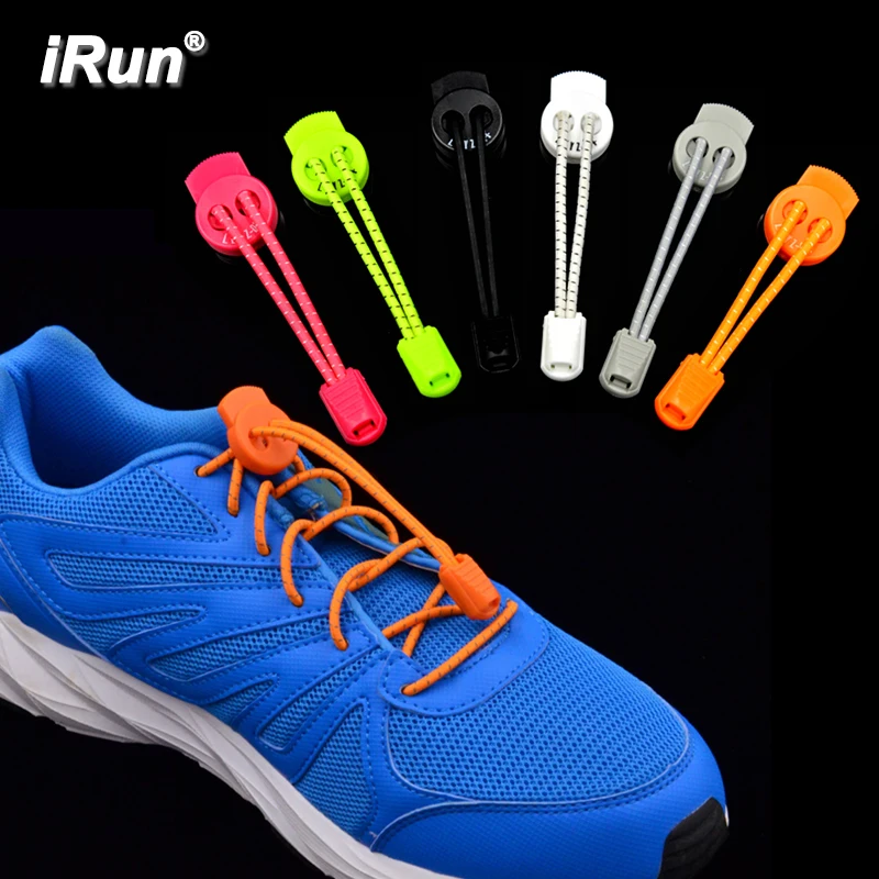 

iRun Free Lock Elastic Shoe Laces No Tie Shoelaces Tieless Shoelaces Cord Locks Sport For Running Shoes No Laces
