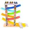 Hot Sale Six-track Gliding Rail Toys Car Children Early Wooden Educational Toys For Kids